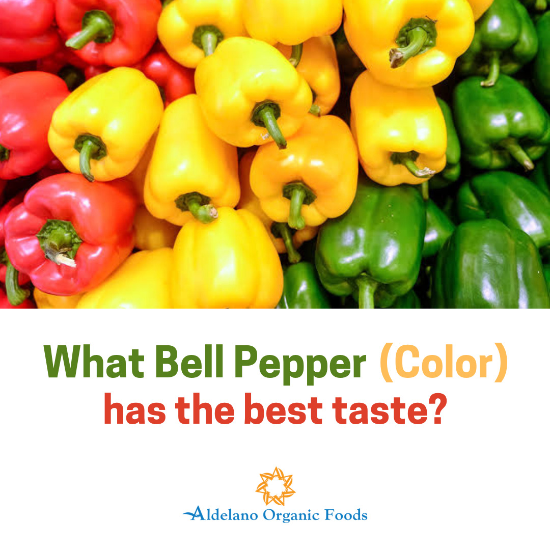 what bell pepper color has the best taste